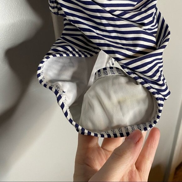 Revolve Bond-eye Australia Black White Striped One Piece Bathing Suit - Picture 4 of 7